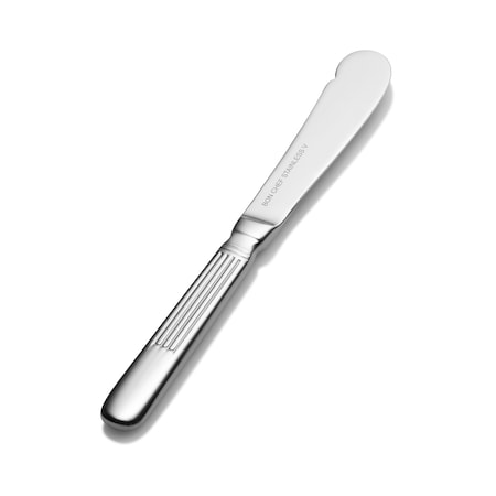 Bon Chef Apollo, Butter Spreader, Solid Handle, Mirror Finish, 13/0, 6.77" , set of 12 SBS3613